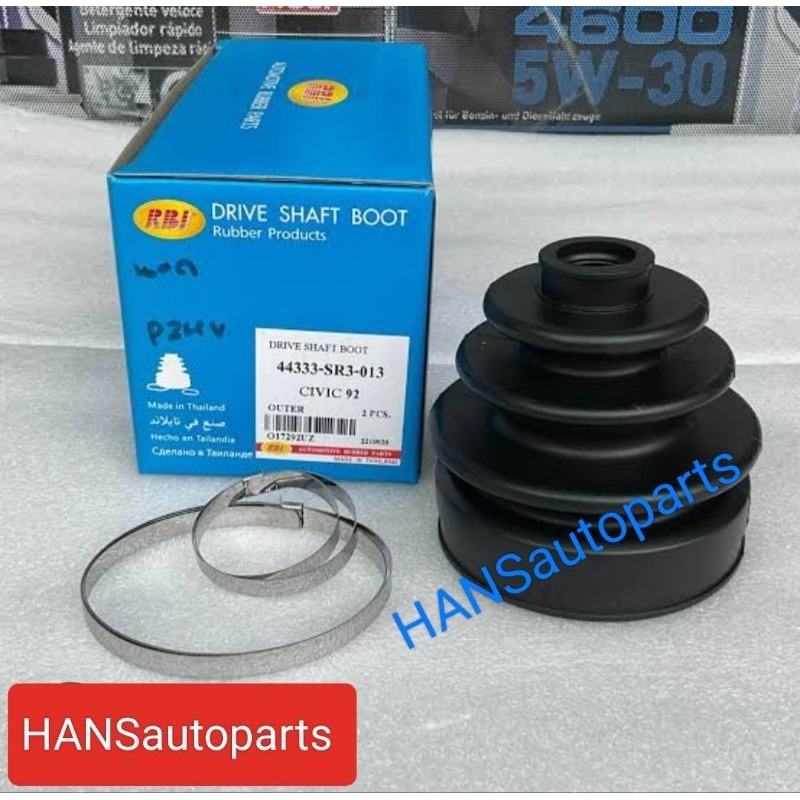 boot karet CV joint kopel kokel luar Honda Genio Estilo merk rbi