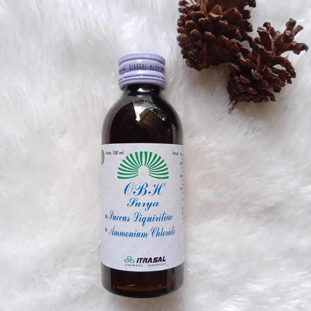 OBH | OBH SURYA SIRUP 100ML | OBH ITRASAL | OBAT BATUK | BATUK PILEK | BATUK BERDAHAK | BATUK ALERGI