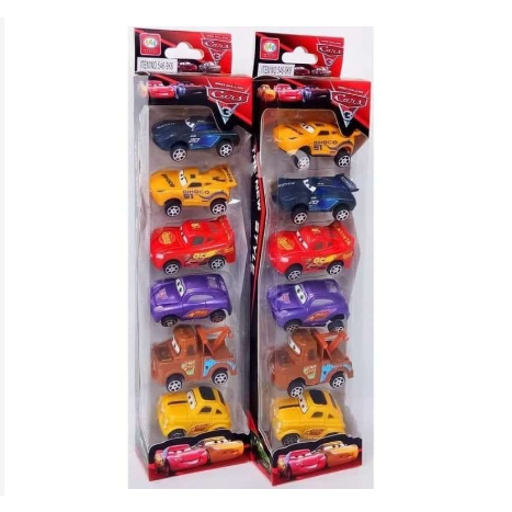 Mobil Cars 6 pcs Dus Pull Back/Mainan Cars IMPORT/Mainan Mobil Anak