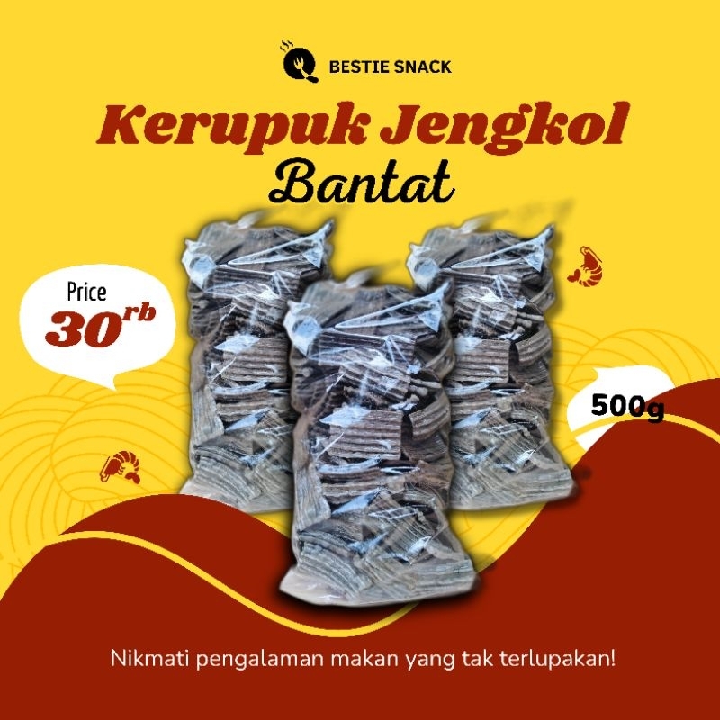 

Kerupuk jenkol bantat 500g