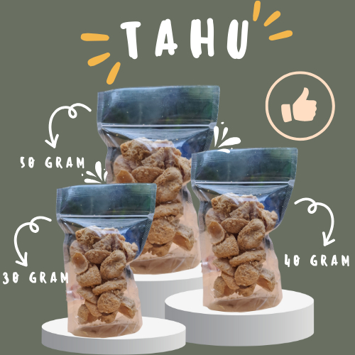 

[KEMASAN POUCH] Kerupuk Tahu Bulat 30 gram - 50 gram Termurah Terenak