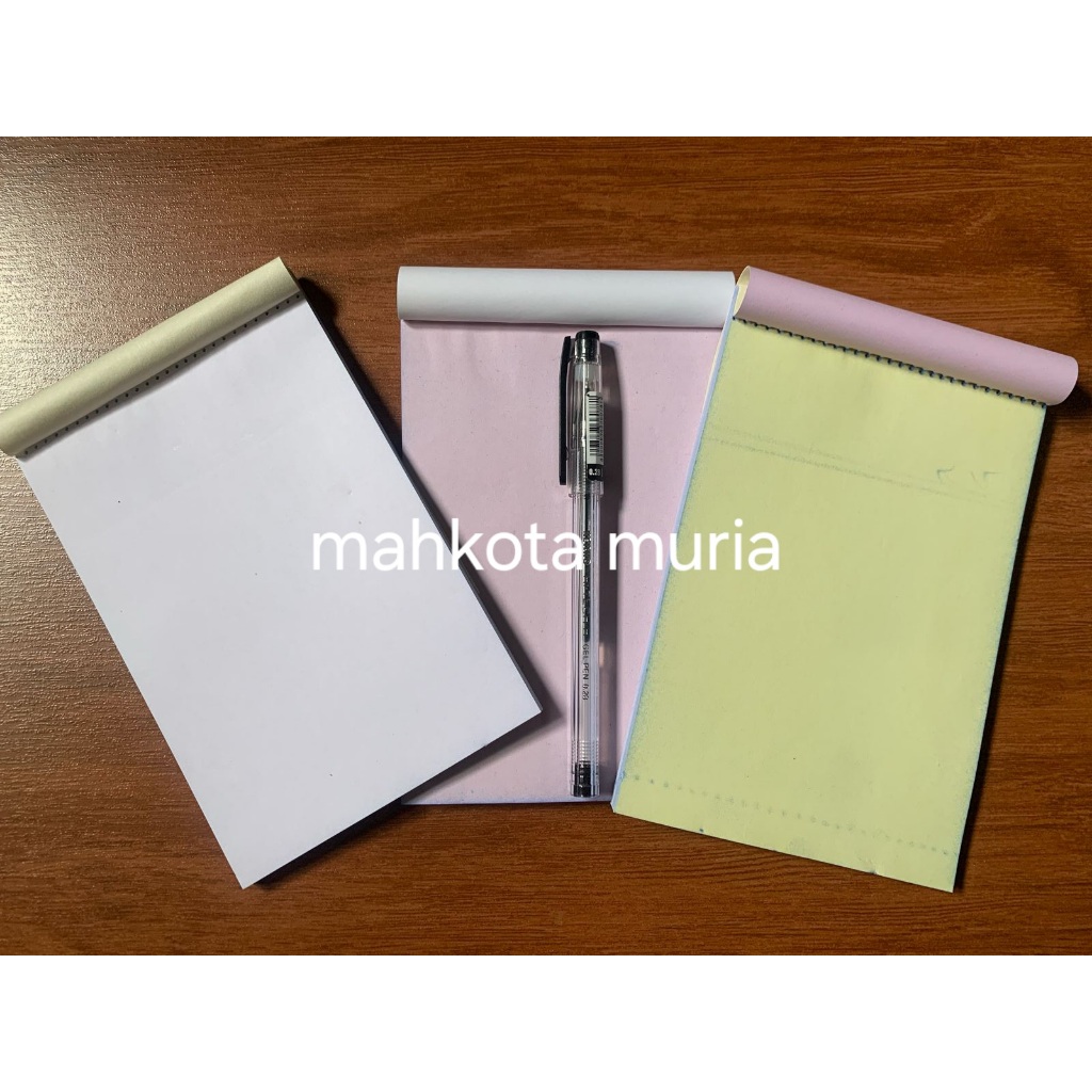 

Nota Polos Nota Kosongan 1/4 Folio Rangkap 3