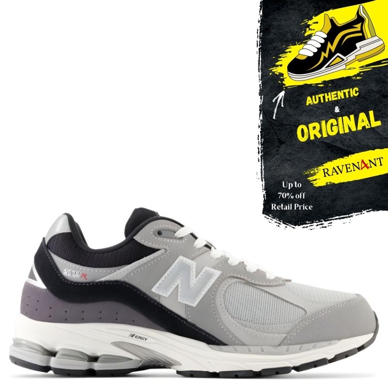 Sneakers Pria NEW BALANCE 2002R Slate Grey Raincloud M2002RSG ORIGINAL 100%