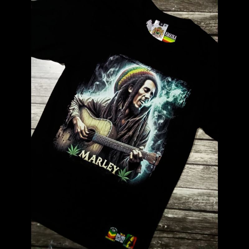 KAOS MARLEY BOB MARLEY BAJU REGGAE ORIGINAL JAVAMAIKA RASTA APPAREL HTM