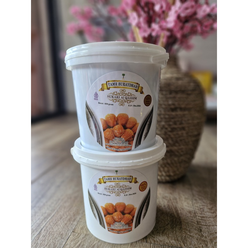 

kurma sukari Al-Qassim kemasan ember 850 gram