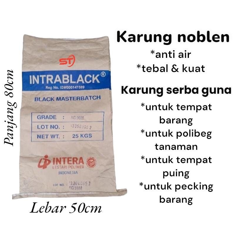 KANTONG SEMEN LAPIS KARUNG/KARUNG NOBLEN 25KG