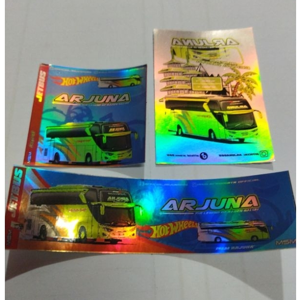 

Stiker Arjuna hologram Hw isi 3 pcs
