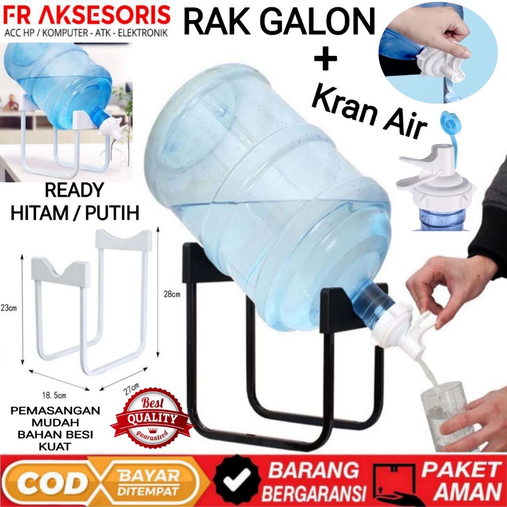 KERAN AIR GALON MIRING DUDUKAN GALON DISPENSER KRAN GALON RAK GALON