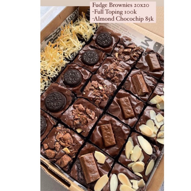 

Fudgy Brownies Premium Ingredients 20x20