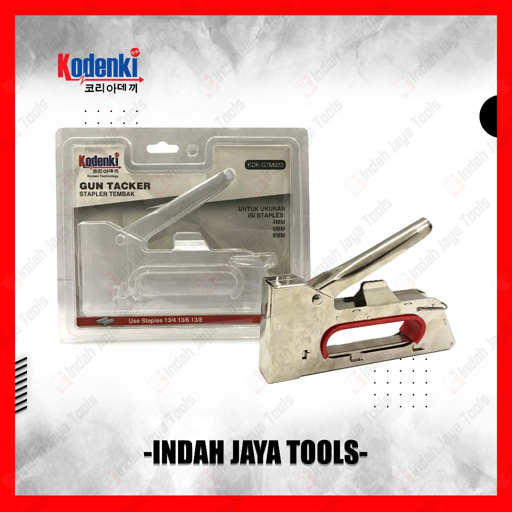 

KODENKI GTM923 Staples Gun R23 Tacker - Stapler Jok Tembak Hekter Manual
