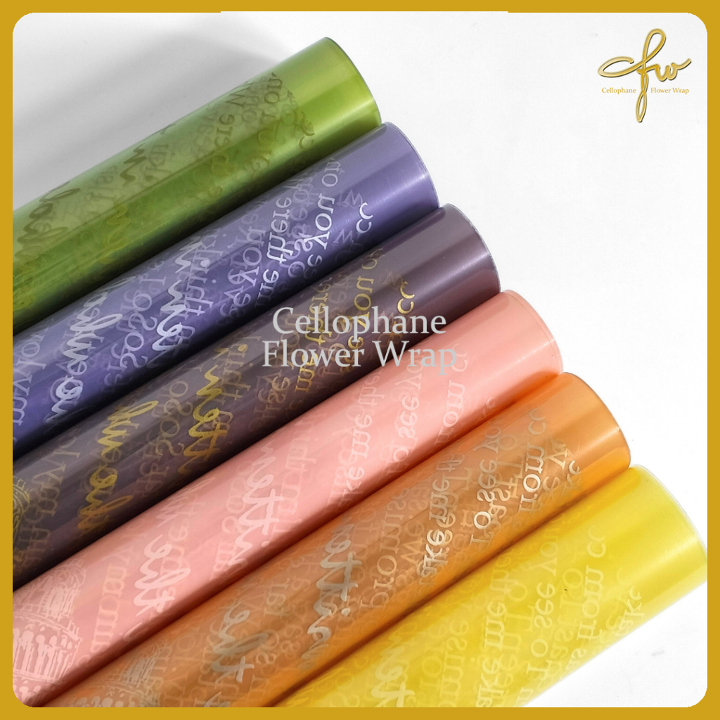 

Kertas Buket Love Letter Cellophane Flower Wrapping