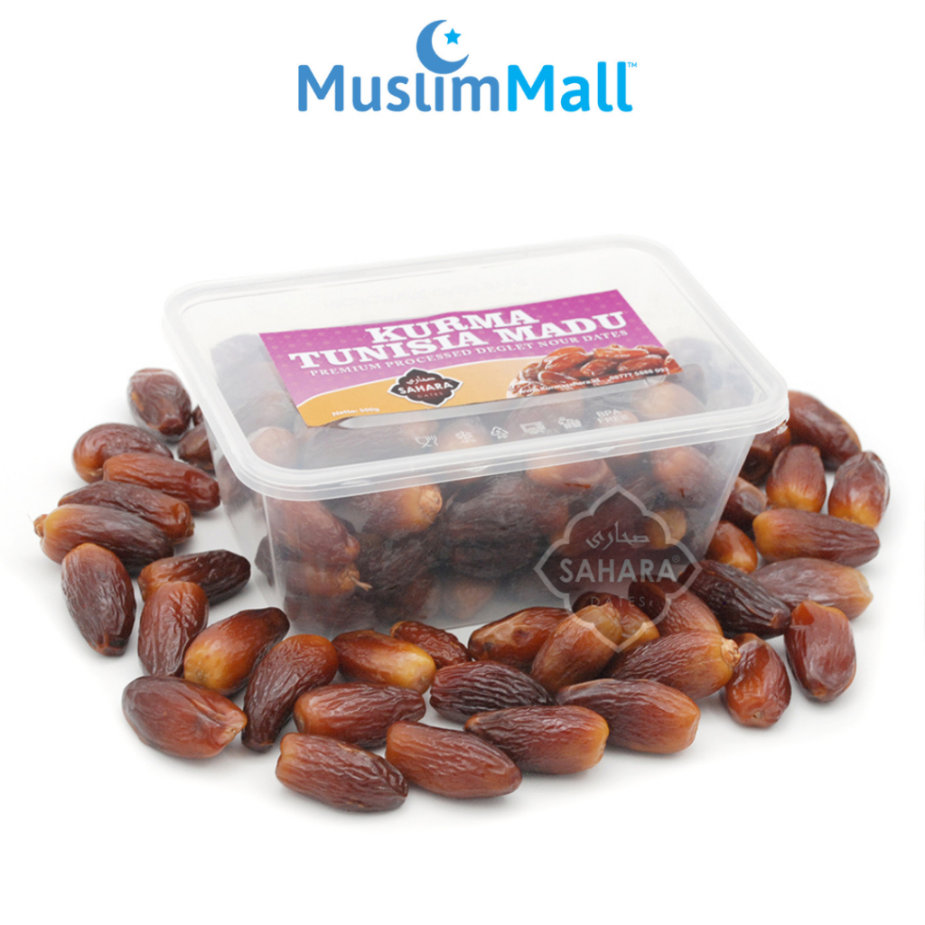 

Kurma Madu Tunisia 500gr Premium Sahara Processed Deglet Nour Original