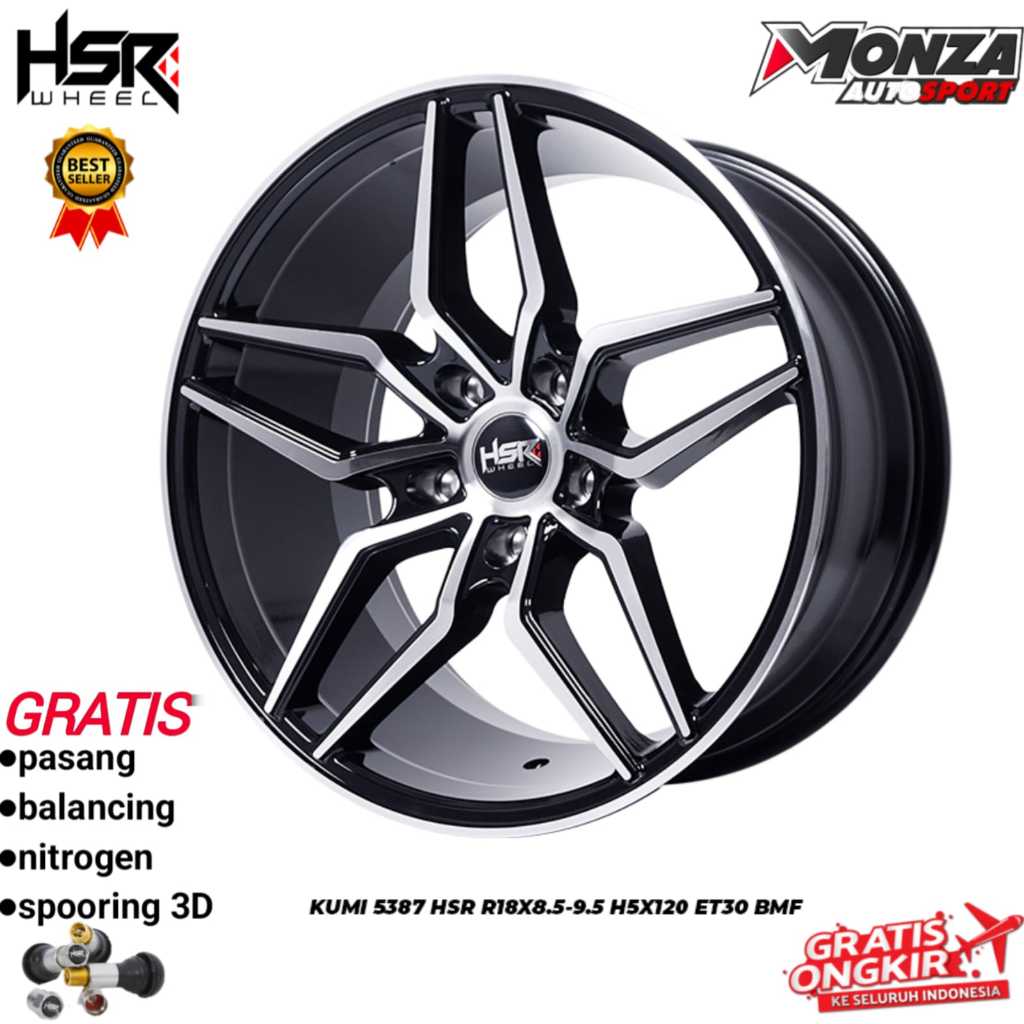 Pelek mobil ring 18 untuk BMW