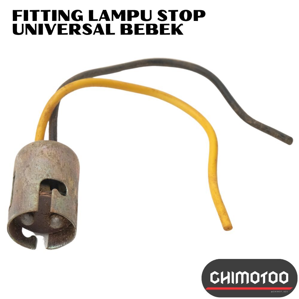 Fitting Cop Socket Lampu Rem Stop Universal motor Bebek