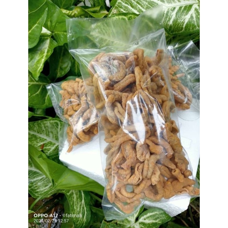

Keripik Usus Ayam Crispy Original 250gr Enak Gurih Renyah