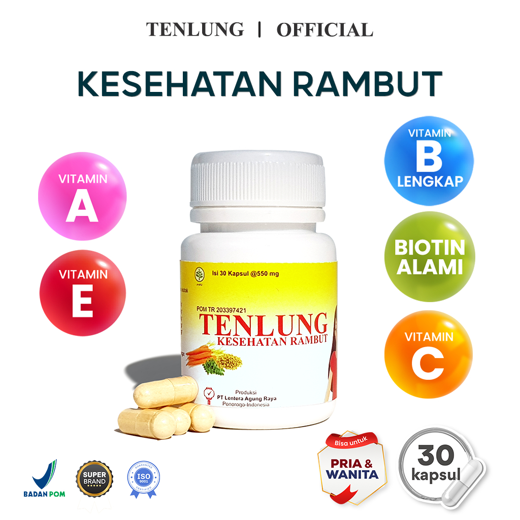 Tenlung Kesehatan Rambut / Obat Herbal Cina Rambut Rontok Kusut / Membuat Rambut Menjadi Lebih Sehat