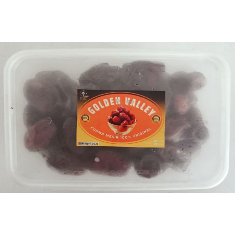 

Kurma Golden Valley / Kurma Mesir 500gram kemasan box