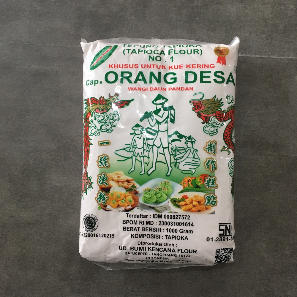 

Tepung Tapioka Cap. Orang Desa Pandan 1kg
