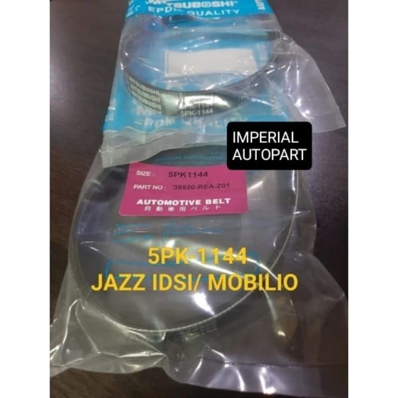 fan belt v belt tali kipas Jazz idsi Mobilio 5PK1144 5PK-1144
