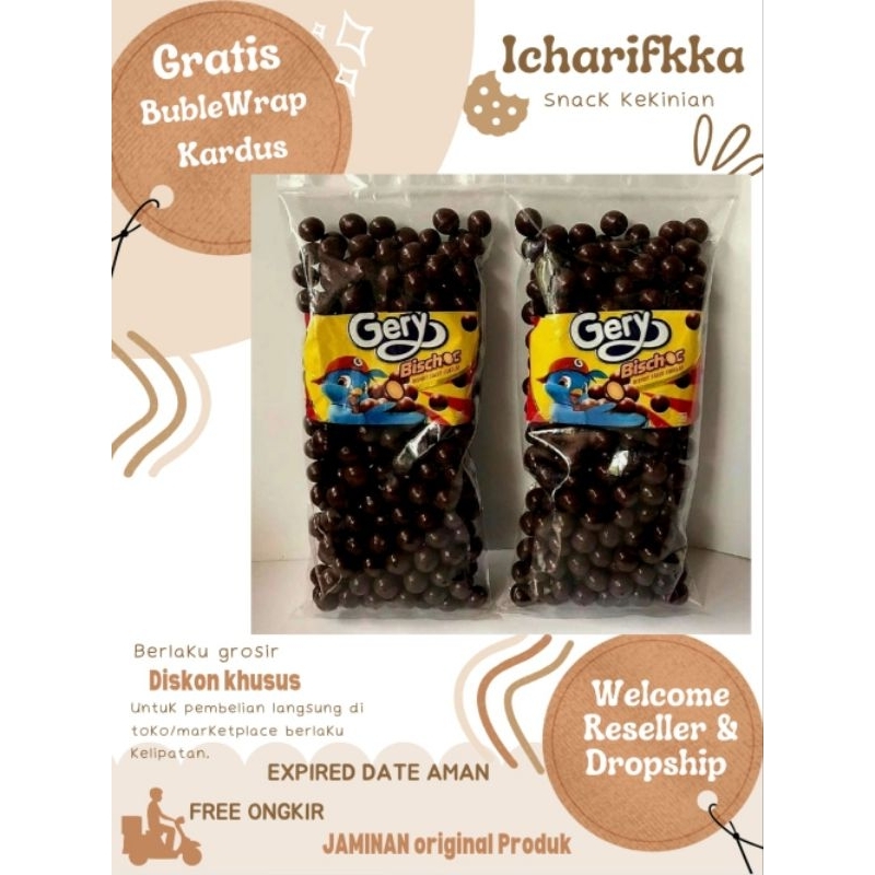 

Ready stok Gery BISCHOC cokelat, coklat gery expired 1th langsung kirim
