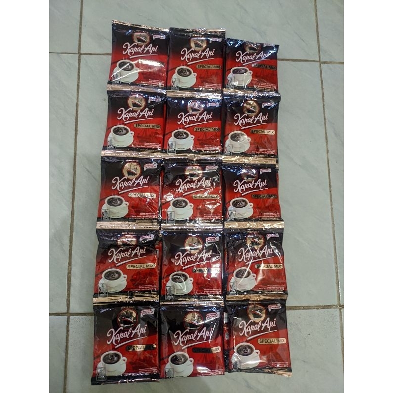 

Kopi kapal api mix 23g renceng (isi 10sachet)