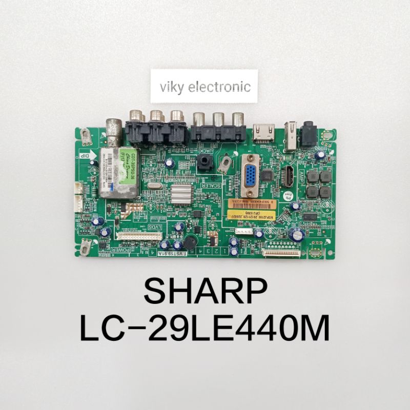 SHARP LC-29LE440M mesin tv mb modul mainboard tv SHARP LC-29LE440M