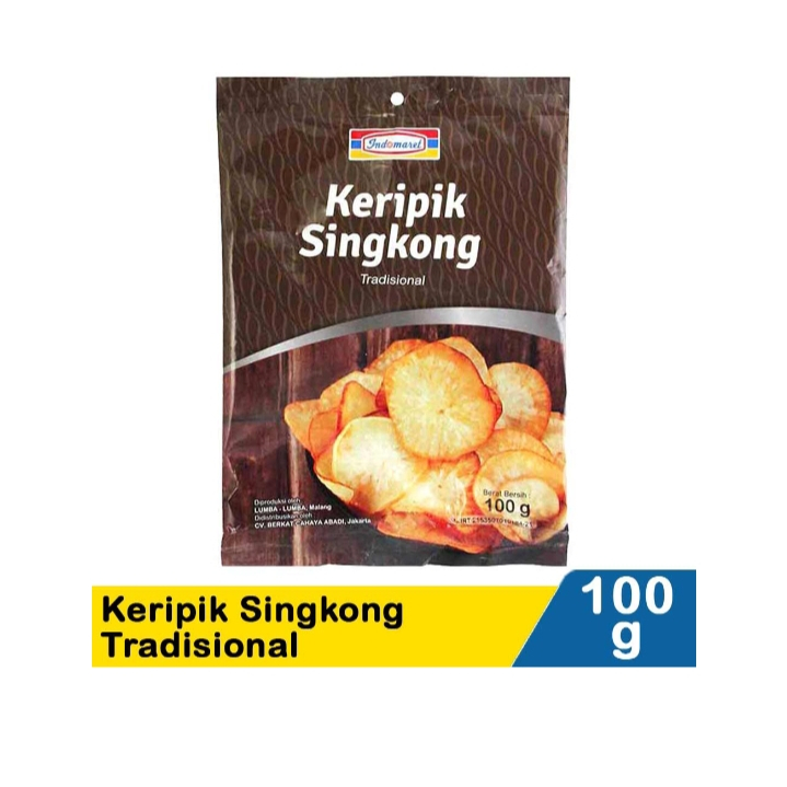 

Indomaret Keripik Singkong Tradisional 100 gr