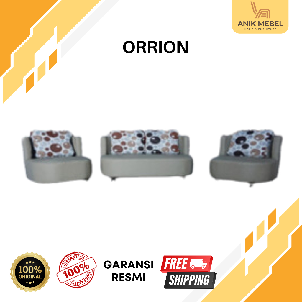 Sofa Orrion- Anik Mebel & Elektronik Furniture Purwodadi Grobogan Kudus Demak Pati Blora Solo Jepara