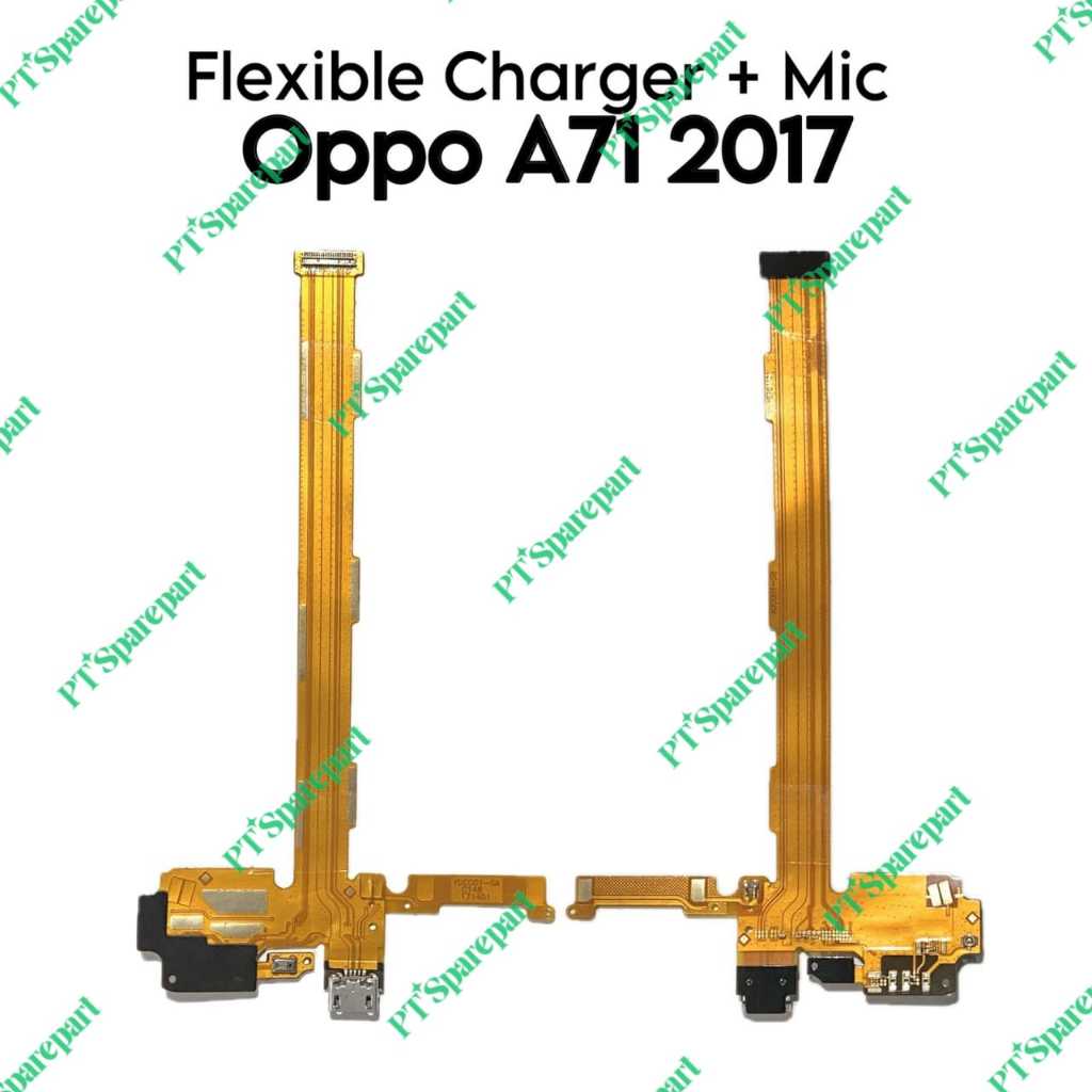 Flexible Konektor Charger & Mic Oppo A71 2017 / CPH1717 - Flexible Flexibel Fleksibel Fleksible Conn