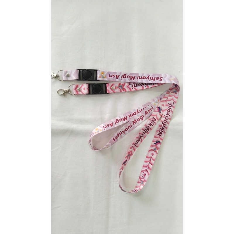 

LANYARD ID CARD CUSTOM FULL PRINTING 2 SISI MURAH /