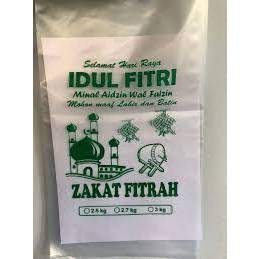 

PLASTIK BERAS ZAKAT FITRAH 2,5KG 2,7KG 3KG ISI 50PCS