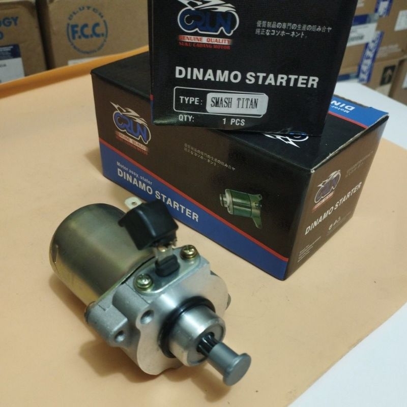 Crun DINAMO STARTER ASSY SMASH TITAN /SUZUKI SHOOTER /DYNAMO STATER ASSY