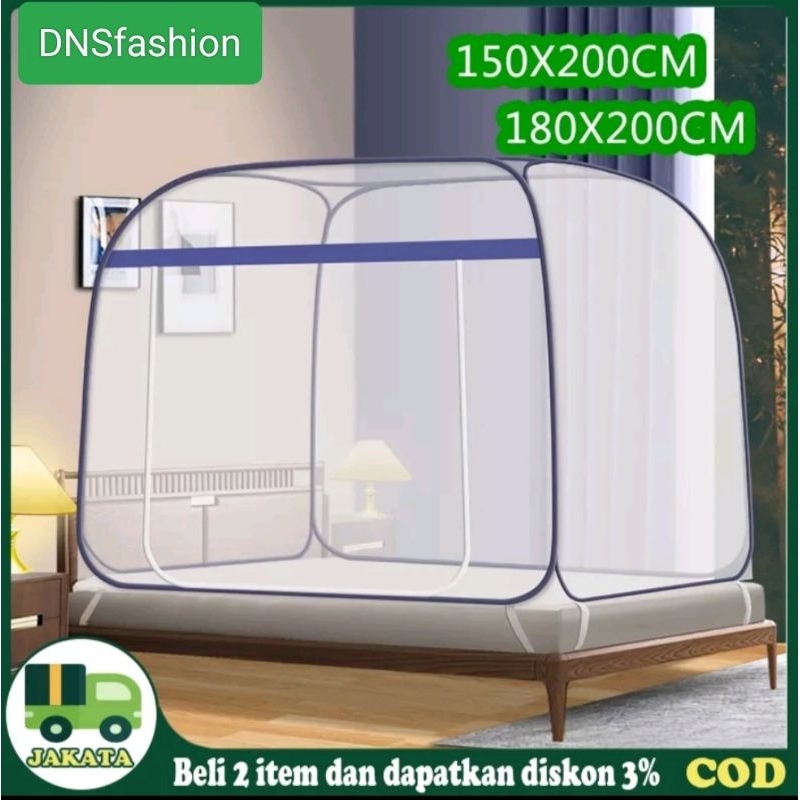 kelambu lipat 200x200 jumbo premium kelambu tenda