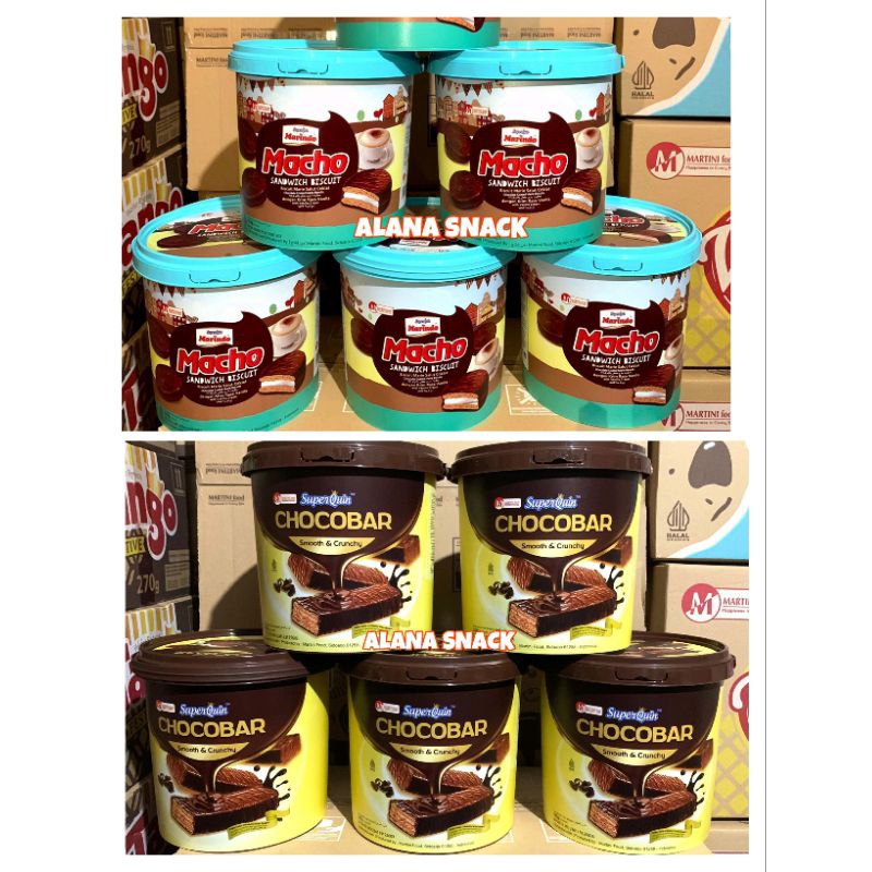 

Marindo macho chocobar bucket 6 × 325g 1 karton