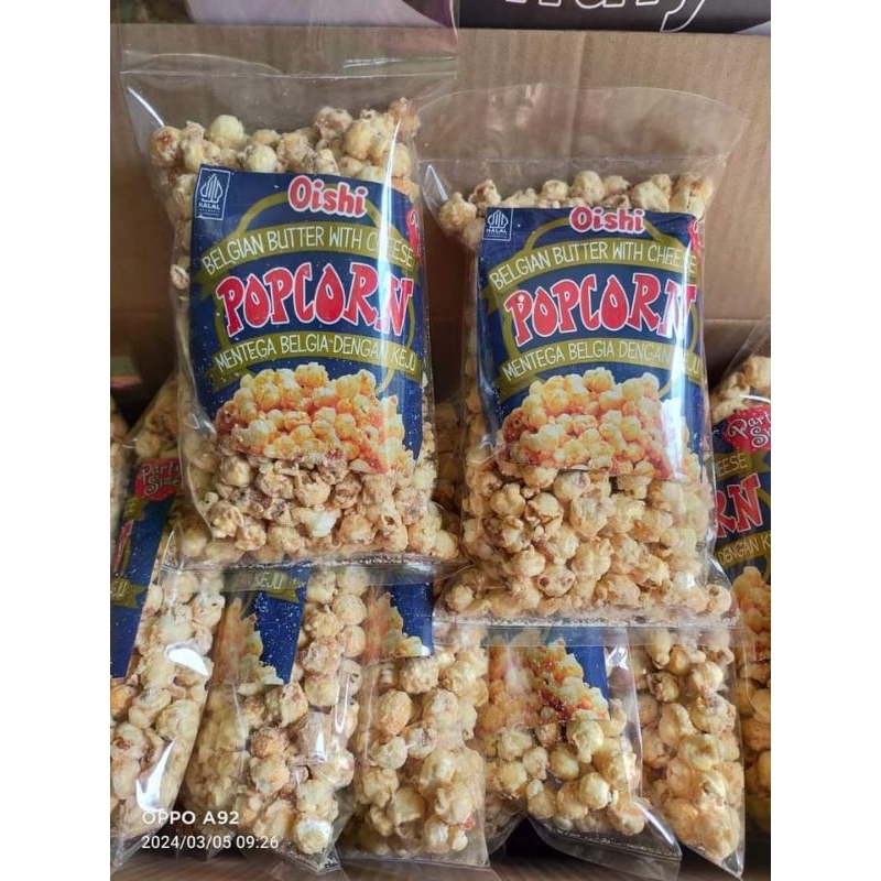 

Popcorn oishi keju