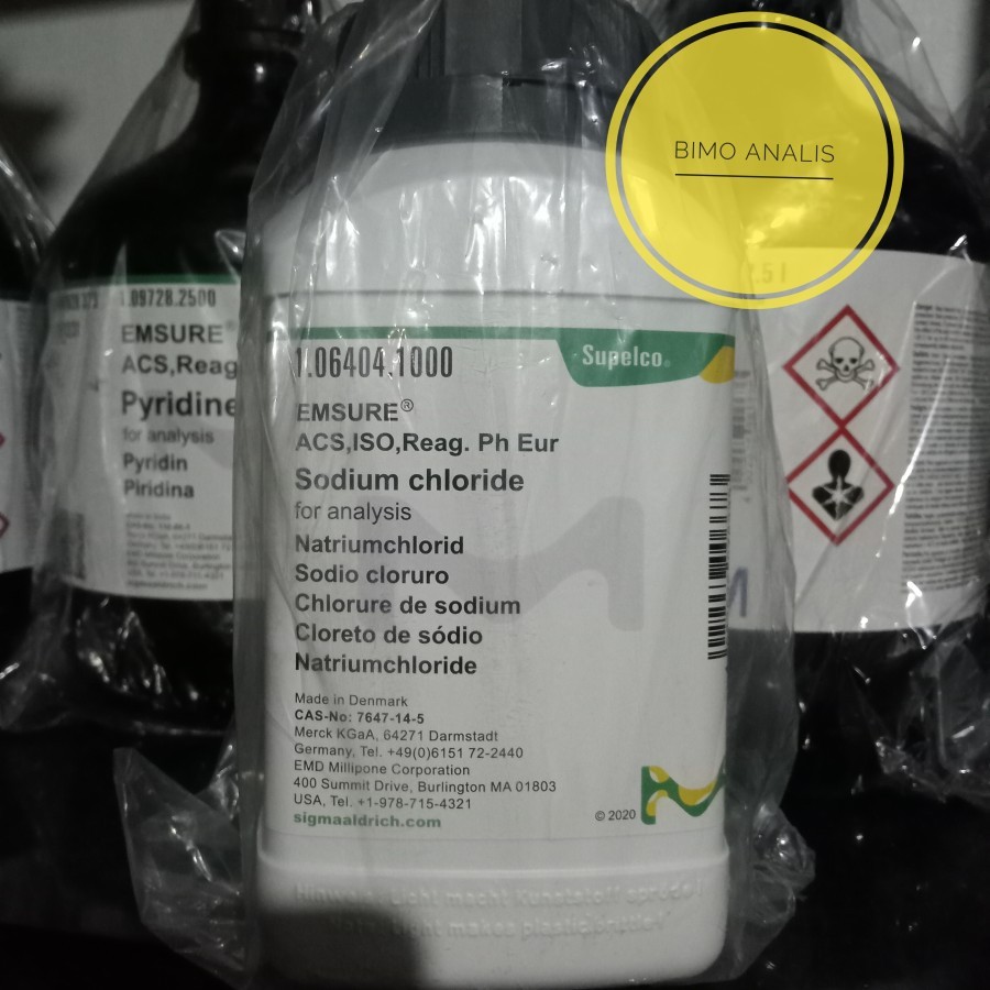 SODIUM CHLORIDE For Analysis 1kg | Natrium Klorida | NaCl Merck 106404