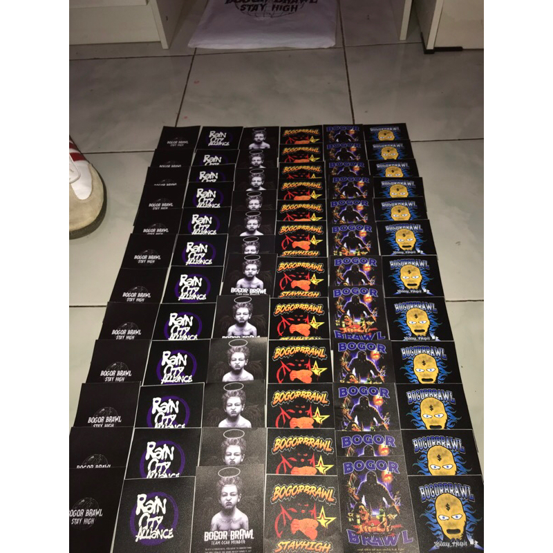 

Stiker bogorbrawl 6pcs