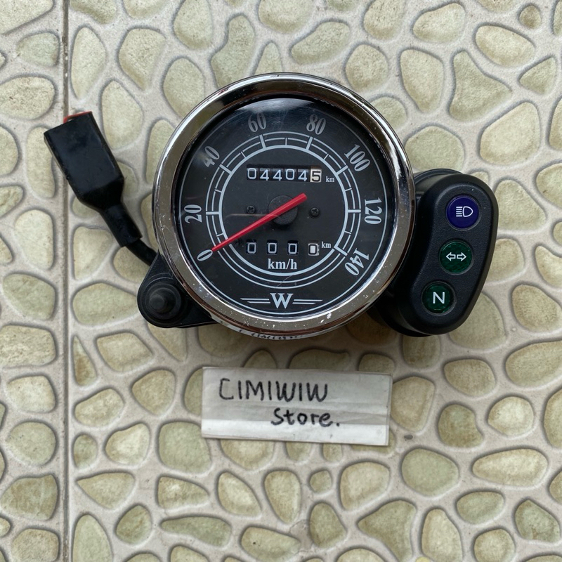 SPEEDOMETER SPIDOMETER ASSY KAWASAKI W175 W 175 ORIGINAL