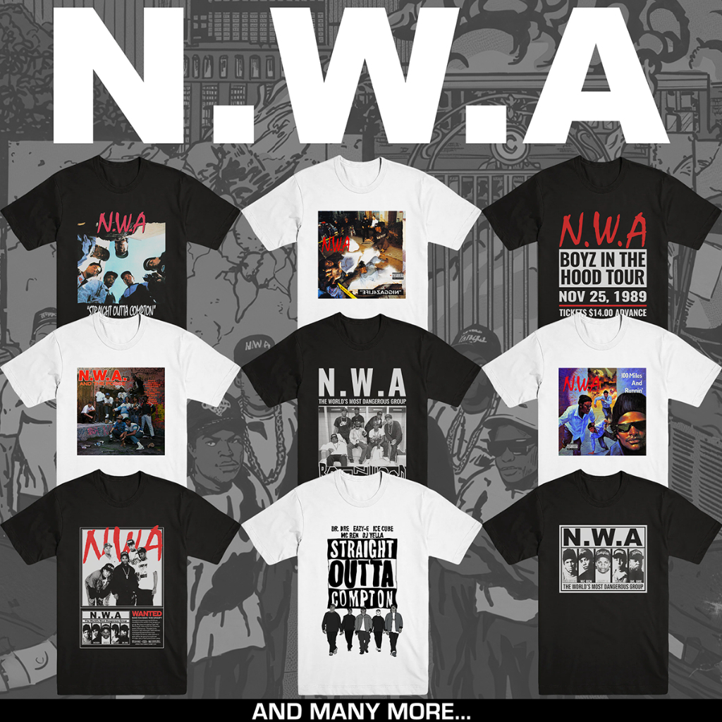 N.W.A - NWA | T-SHIRT MUSIC | RAPPER HIP HOP | MERCHANDISE
