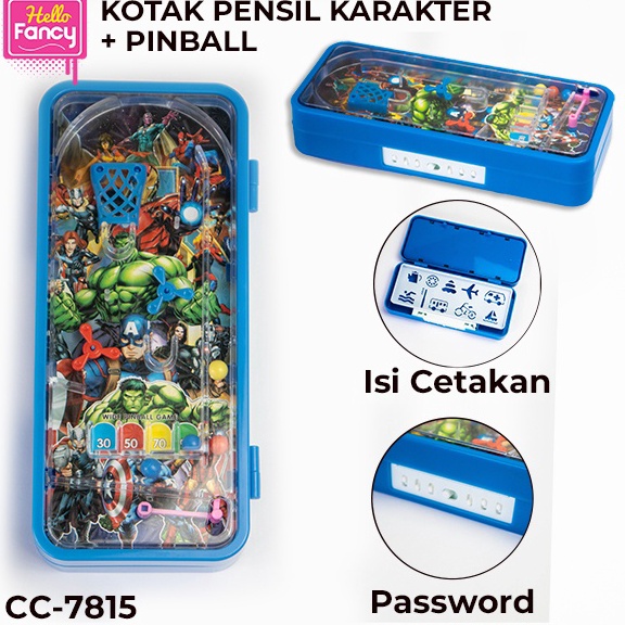 

Kemasan Baru Tempat Pensil Ktak Pensil Anak Karakter Mainan Pin Ball 72 FJM
