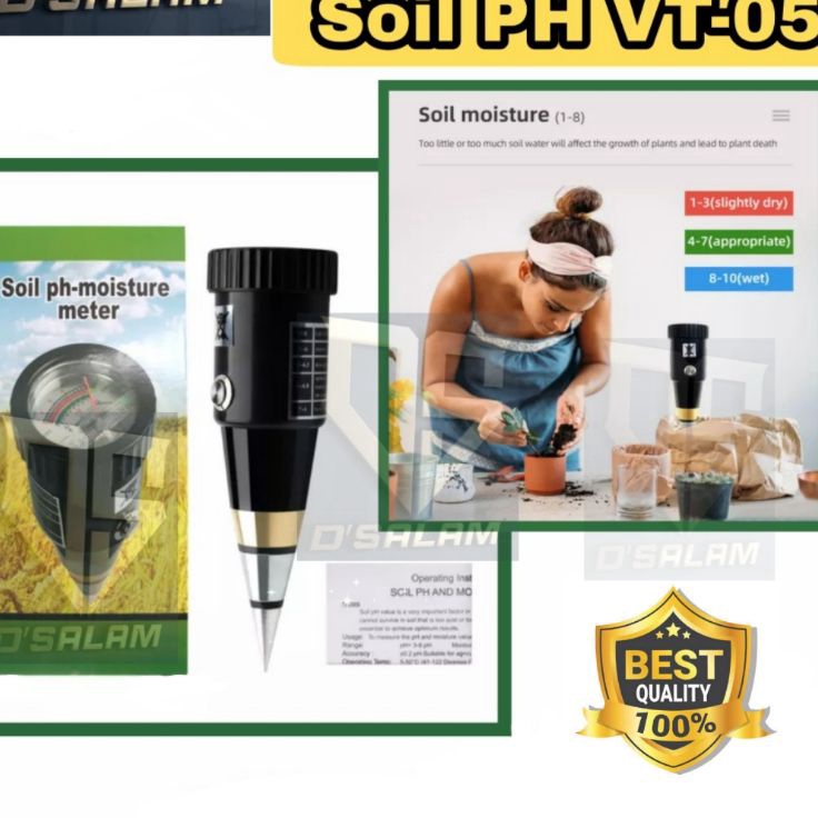 Harga Bersaing Ph Tanah  Soil ph VT 5  Soil moisture alat pengukur Ph Tanah