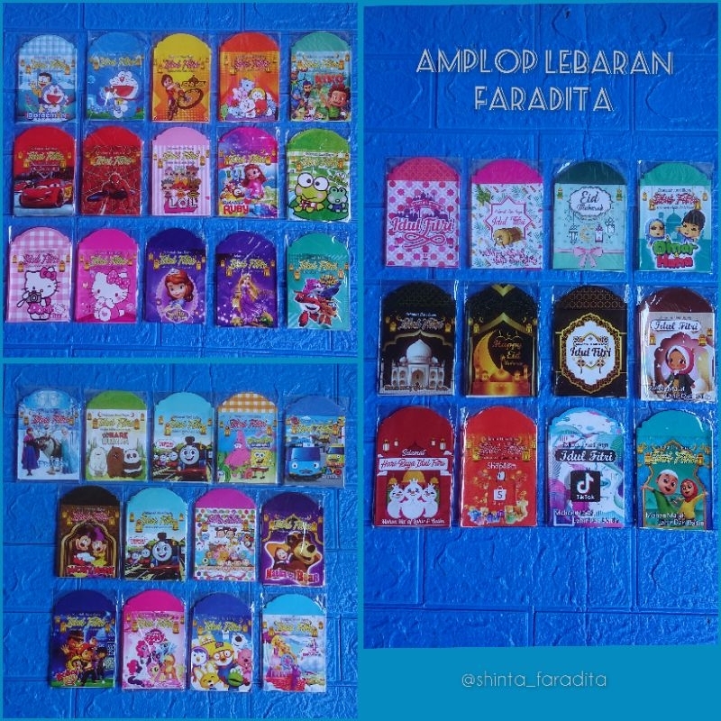 

(10 PCS) Amplop lebaran Medium 2024 siap pakai || AMPLOP LEBARAN 2024 ||