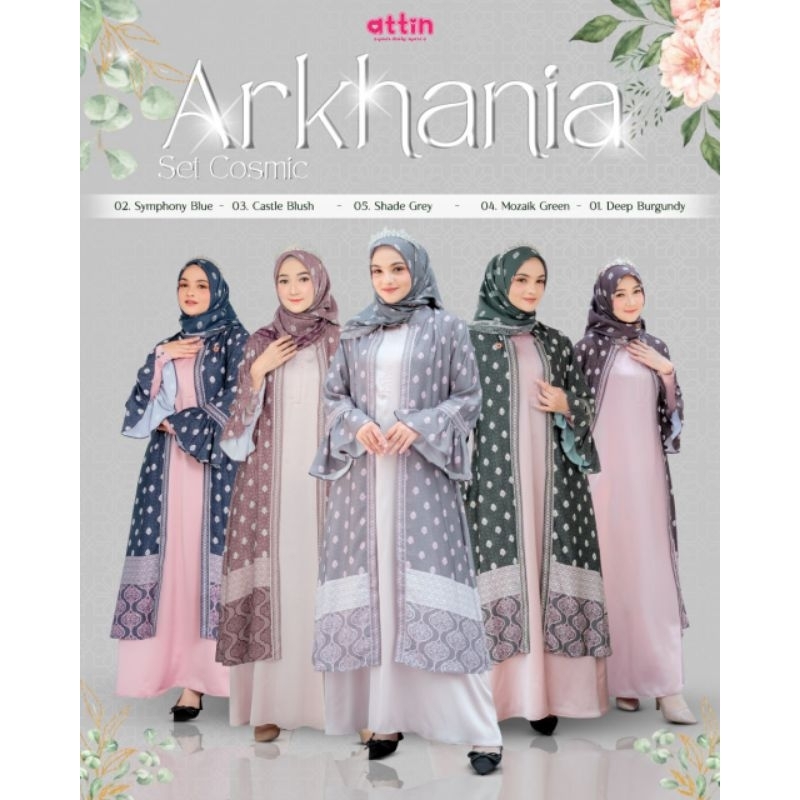 Gamis Royale Silk Arkhania Set Cosmic By Attin