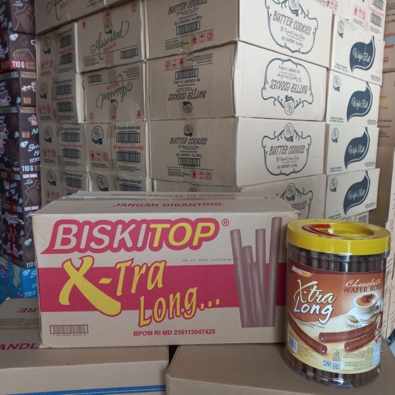 

Biskitop astor xtralong 700 gram 1 dus isi 6