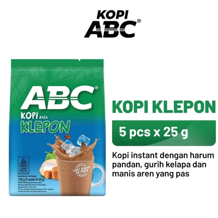 

ABC KOPI RASA KLEPON P5'S 25 GR