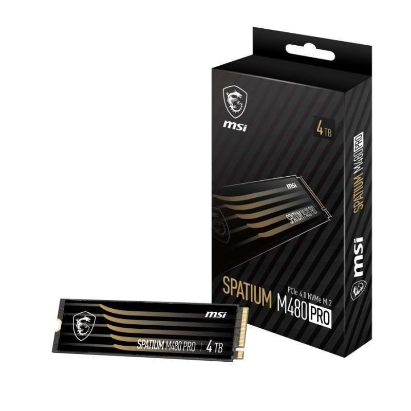 MSI SSD SPATIUM M480 PRO M.2 PCIe 4.0 NVME Gen4 X4