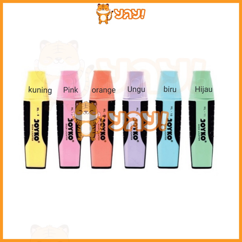 

YAY! Stabilo JOYKO Highlighter Original /Stabilo Warna Lengkap