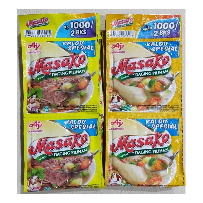 

Masako Sachet All Varian10 Pcs (1 Renceng)