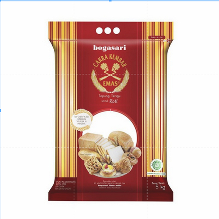 CAKRA KEMBAR EMAS ROTI/TEPUNG ROTI/TEPUNG CAKRA/TEPUNG BOGASARI (5kg)
