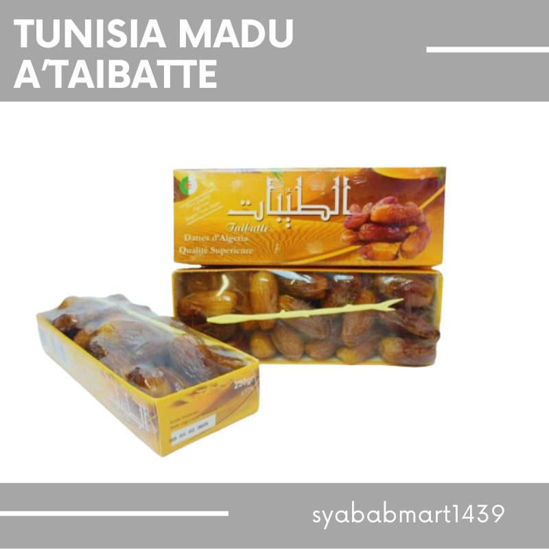 

Kurma Tunisia Madu Taibatte 250 gr / Kurma madu / kurma Alger